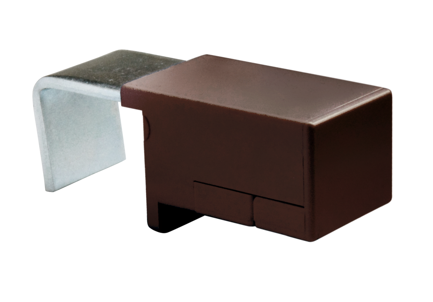 4x-Set Platzsparender Metall-Klemmfix-Halter Standard
