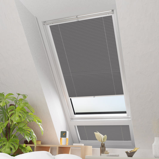 Räumliche Darstellung des Dachfenster-Plissees