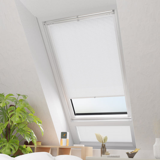 Räumliche Darstellung des Dachfenster-Wabenplissees