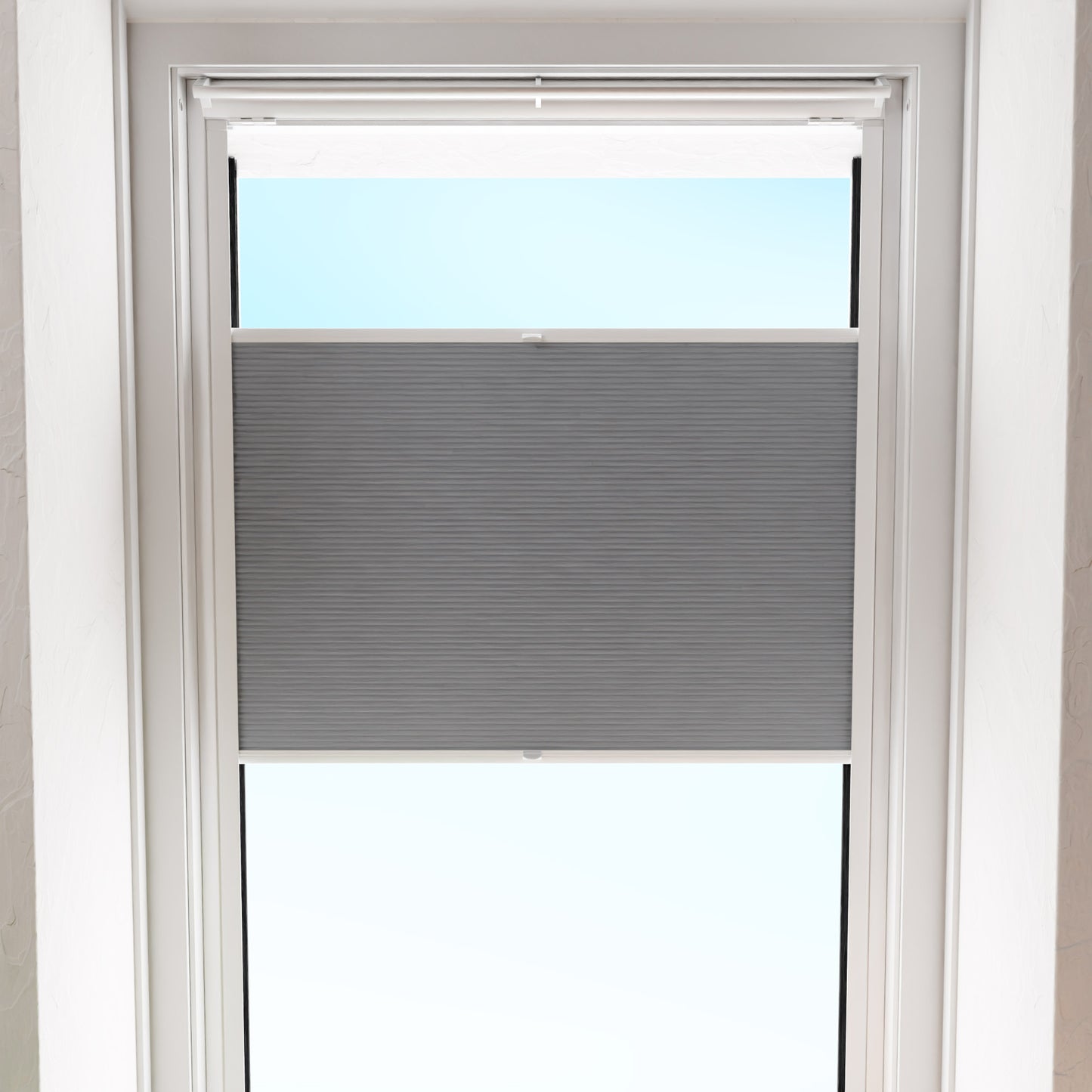 Räumliche Darstellung des Dachfenster-Thermo-Wabenplissees