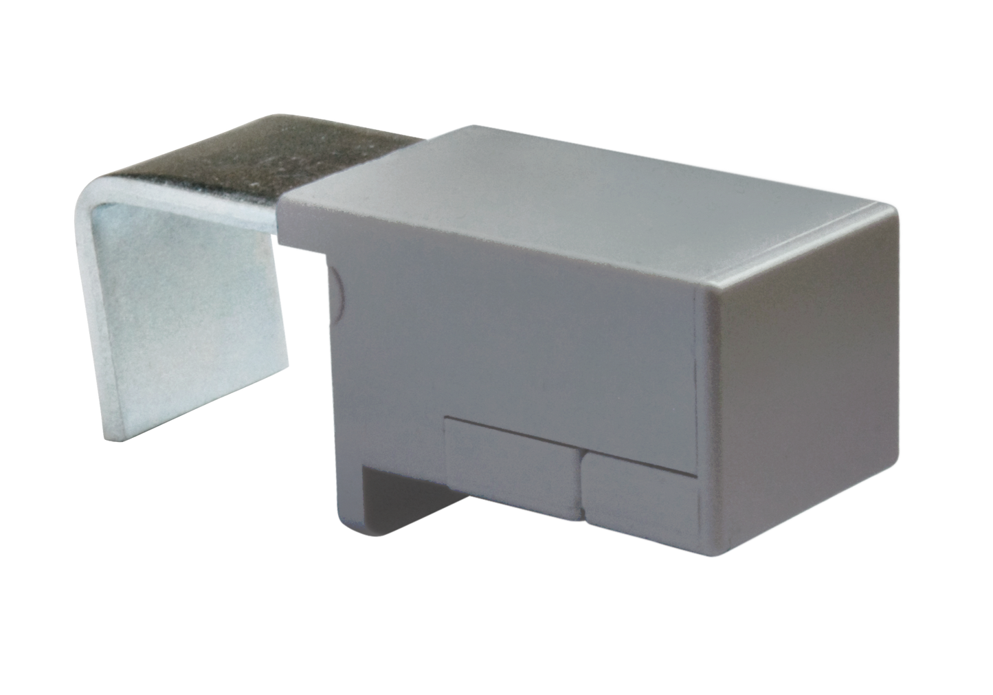 4x-Set Platzsparender Metall-Klemmfix-Halter Standard