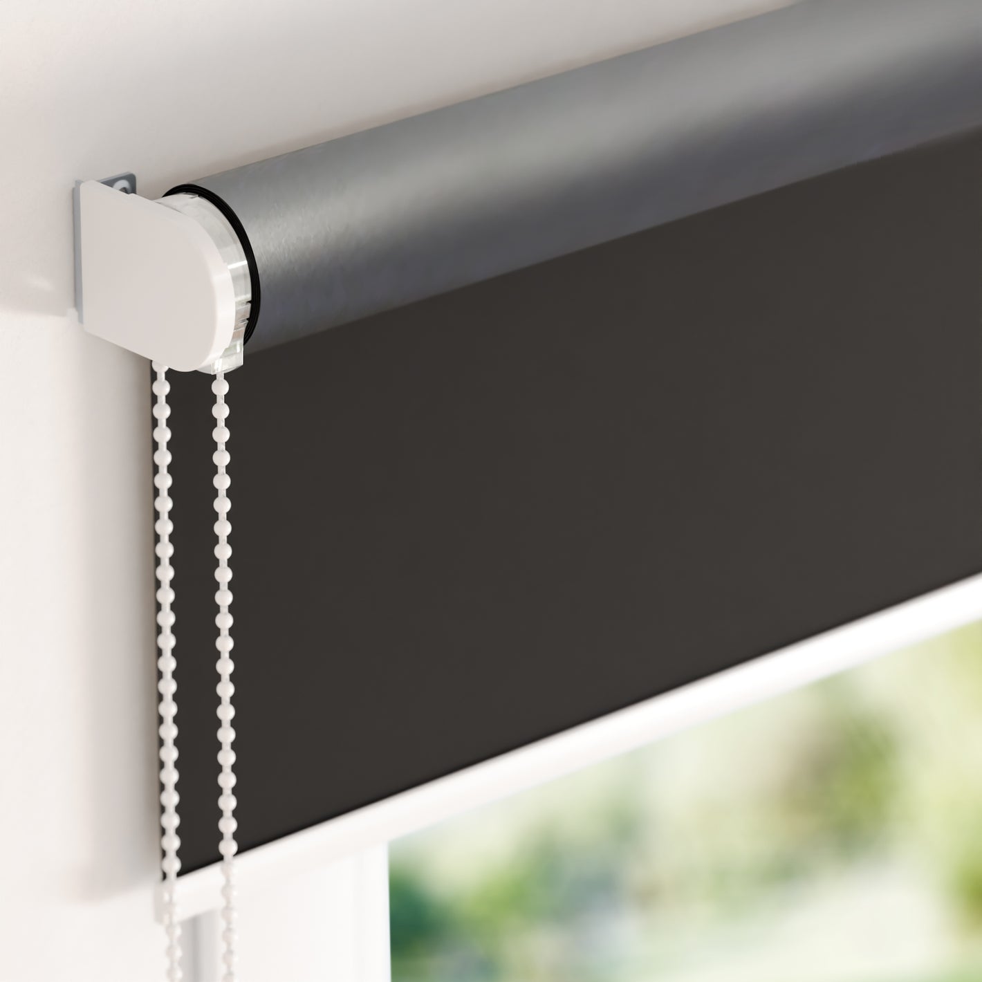 Thermo XL Rollo zur Montage an der Wand Detailansicht