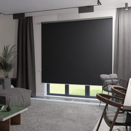 Thermo XL Rollo Darstellung Montage an der Wand