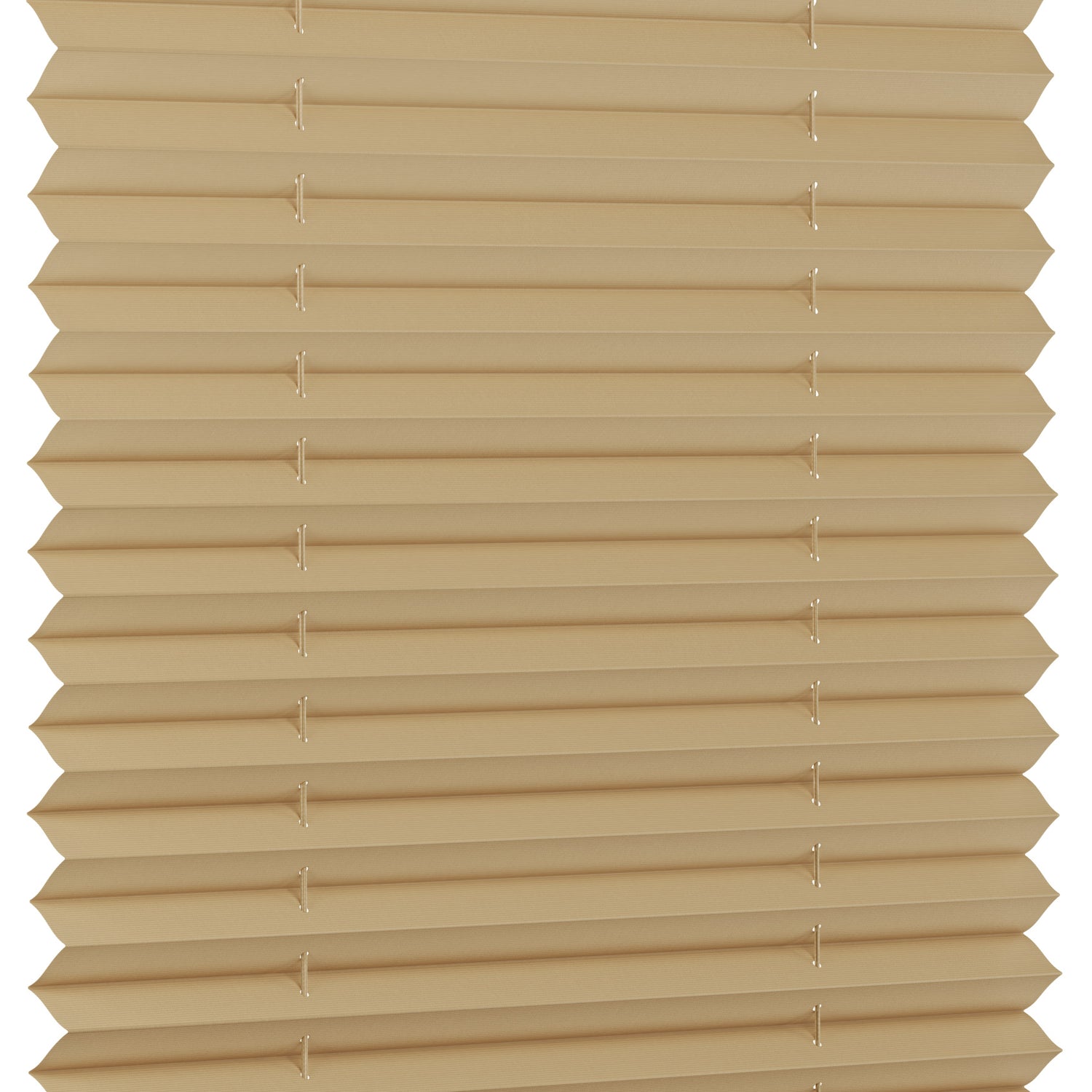 Lichtdurchlässiges, beiges Plissee